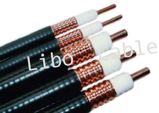 7/8 Inches  RF Coaxial Cable with PE Jacket  Smooth Copper Tube RF Feeder Cable