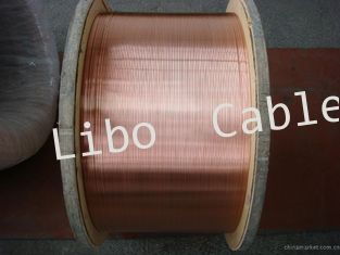 High Strength 30% CCS CATV Inner Conductor , Copper Clad Steel Wire For Electronic Products