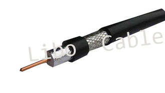 Tinned Copper Braided 50 Ohm Cable , 5D-FB Coaxial Cable For Microwave Communication