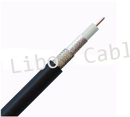 RG412 75 ohm CATV Coaxial Cable with Messenger, RG412 Braid Cable for CCTV, CATV System