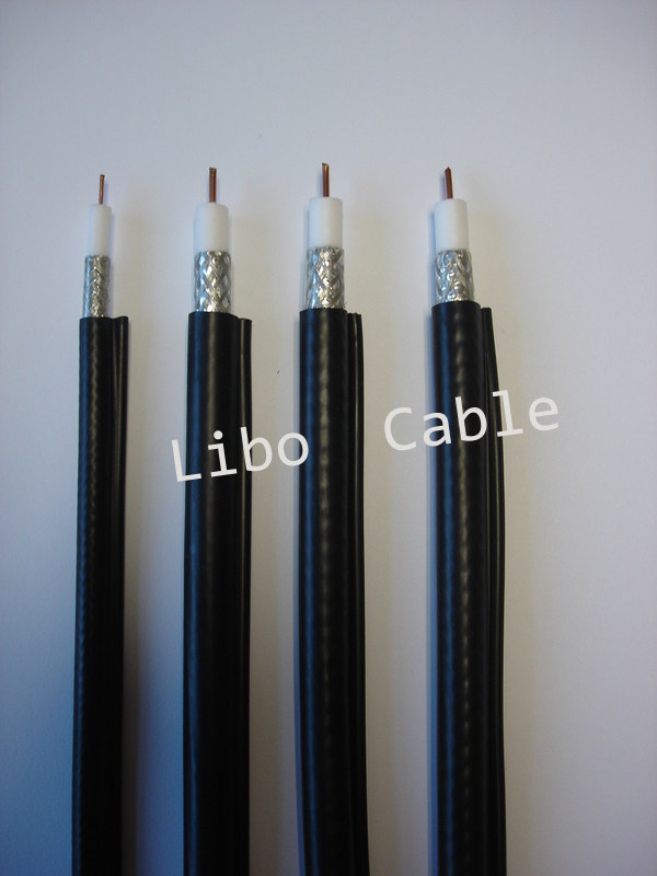 CATV Coaxial Cable RG6 With Jelly 75 ohm With Copper Clad Steel Inner