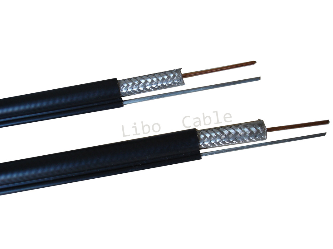 RG6 75 Ohm Coaxial Cable With Messenger CCTV Coaxial Cable RG6 Coaxial