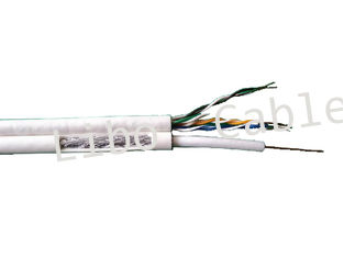 Standard Shield RG59CCS  with UTP CAT5E Cable , 24AWG 4 Pairs Lan CAT5E Cable