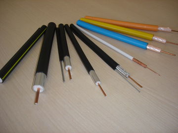 CATV RG6 Coaxial Cable With Jelly 75 ohm Coaxial Cable With Bare Solid Copper Conductor